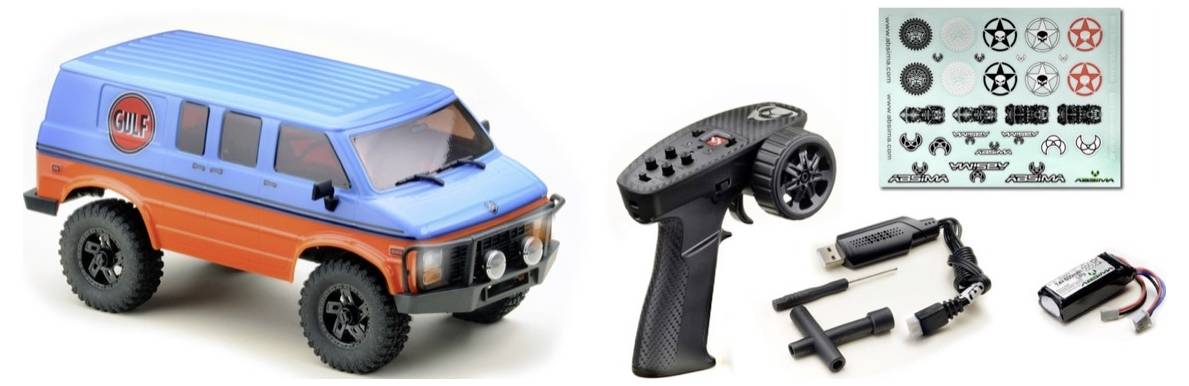 Hobby Plus RockVan V2 Brushed 1:18 RC Modellauto Elektro Crawler Allradantrieb (4WD) RtR 2,4GHz