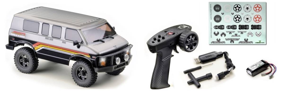 Hobby Plus RockVan V2 Brushed 1:18 RC Modellauto Elektro Crawler Allradantrieb (4WD) RtR 2,4GHz