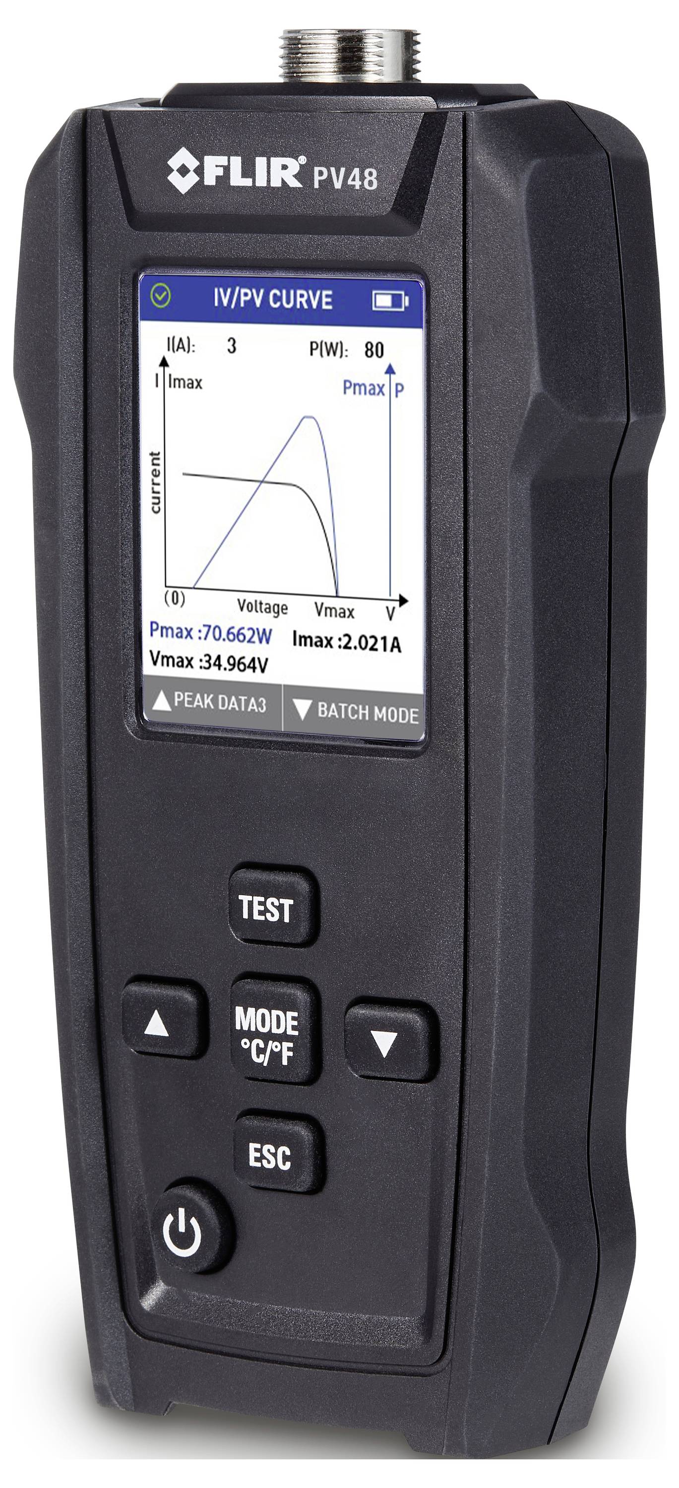 FLIR Solarpanel-Tester und I-V-Kennlinien-Tracer mit Temperaturmessungen PV48 Solar-Panel-Tester