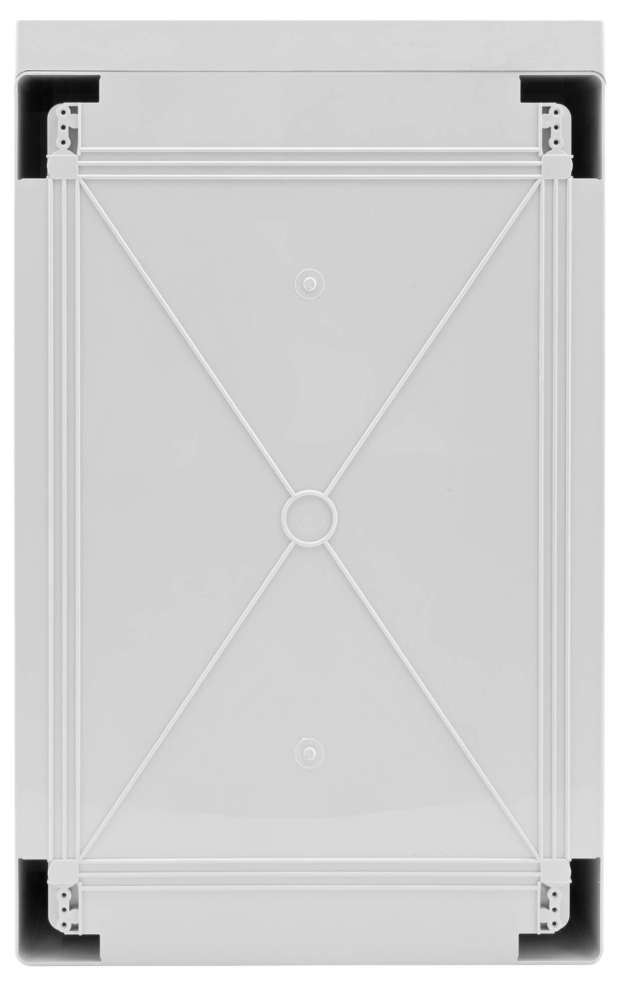 Boxexpert Fleet Roof 600400200 Wand-Gehäuse 400 x 600 x 200 ABS Lichtgrau 1St.