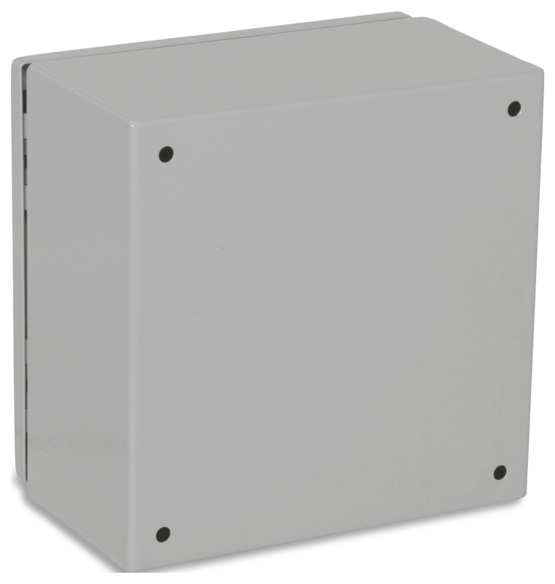 Boxexpert Treva grau 250250150 Wand-Gehäuse 250 x 250 x 150 Stahlblech Lichtgrau 1St.