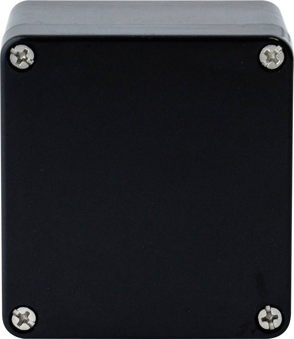 Boxexpert Elbe Polyester schwarz 807555 Industrie-Gehäuse 75 x 80 x 55 Kunststoff (glasfaserverstärkt) Graphitschwarz 1St.
