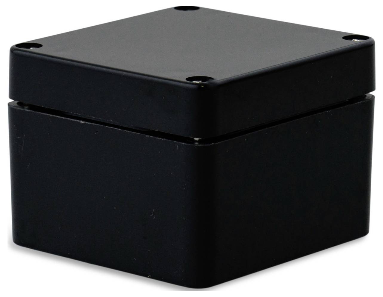 Boxexpert Elbe Polyester schwarz 807555 Industrie-Gehäuse 75 x 80 x 55 Kunststoff (glasfaserverstärkt) Graphitschwarz 1St.