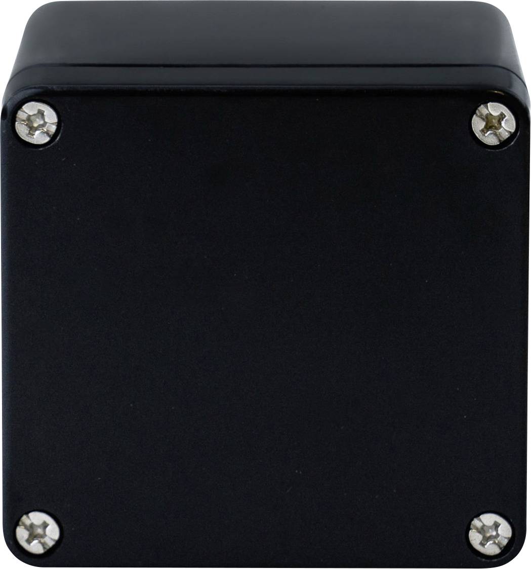 Boxexpert Elbe Polyester schwarz 807575 Industrie-Gehäuse 75 x 80 x 75 Kunststoff (glasfaserverstärkt) Graphitschwarz 1St.