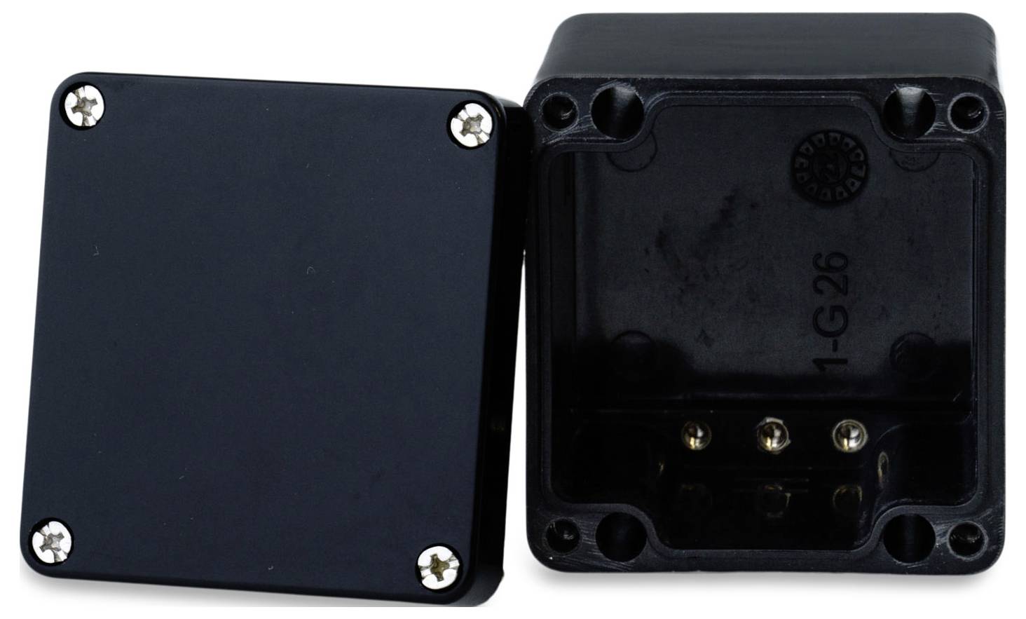 Boxexpert Elbe Polyester schwarz 807575 Industrie-Gehäuse 75 x 80 x 75 Kunststoff (glasfaserverstärkt) Graphitschwarz 1St.