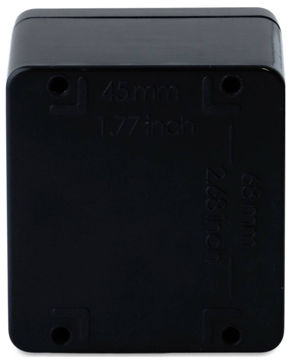 Boxexpert Elbe Polyester schwarz 807575 Industrie-Gehäuse 75 x 80 x 75 Kunststoff (glasfaserverstärkt) Graphitschwarz 1St.