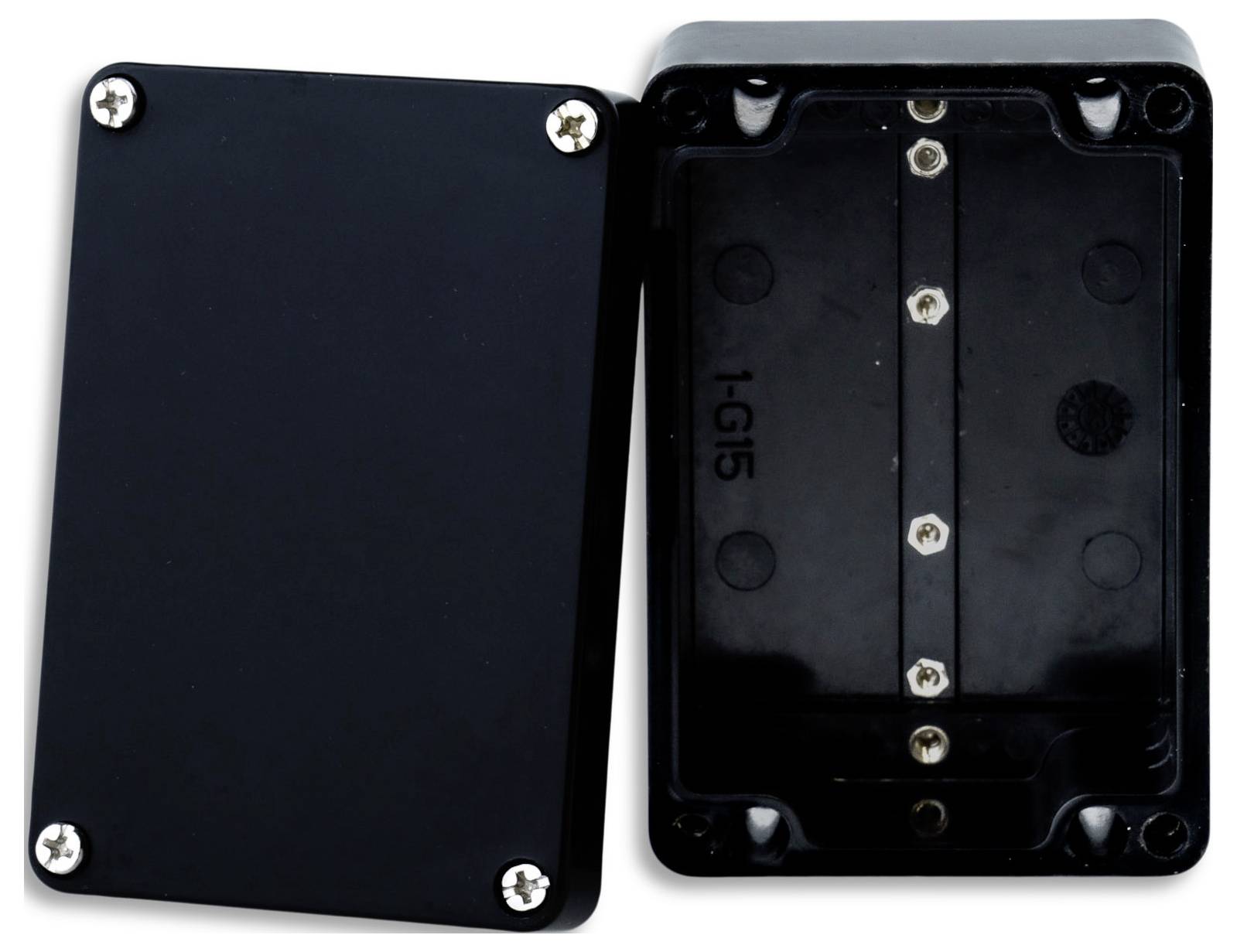 Boxexpert Elbe Polyester schwarz 1107555 Industrie-Gehäuse 75 x 110 x 55 Kunststoff (glasfaserverstärkt) Graphitschwarz 1St.