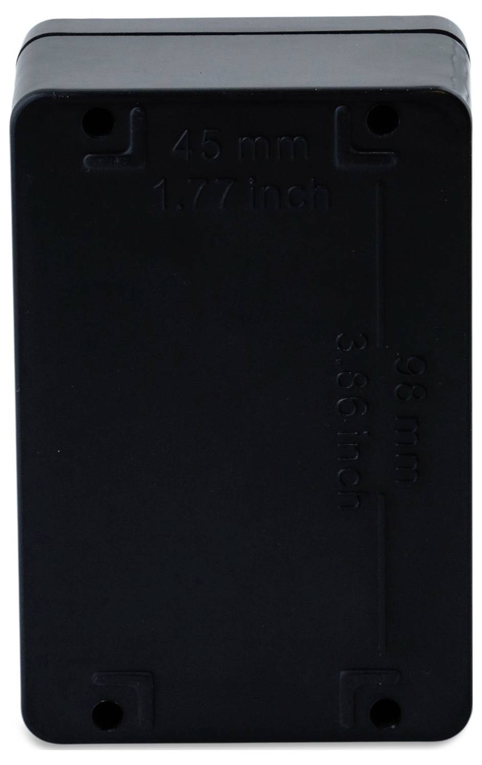 Boxexpert Elbe Polyester schwarz 1107555 Industrie-Gehäuse 75 x 110 x 55 Kunststoff (glasfaserverstärkt) Graphitschwarz 1St.