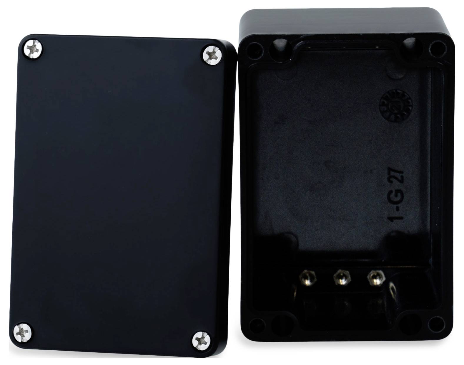 Boxexpert Elbe Polyester schwarz 1107575 Industrie-Gehäuse 75 x 110 x 75 Kunststoff (glasfaserverstärkt) Graphitschwarz 1St.