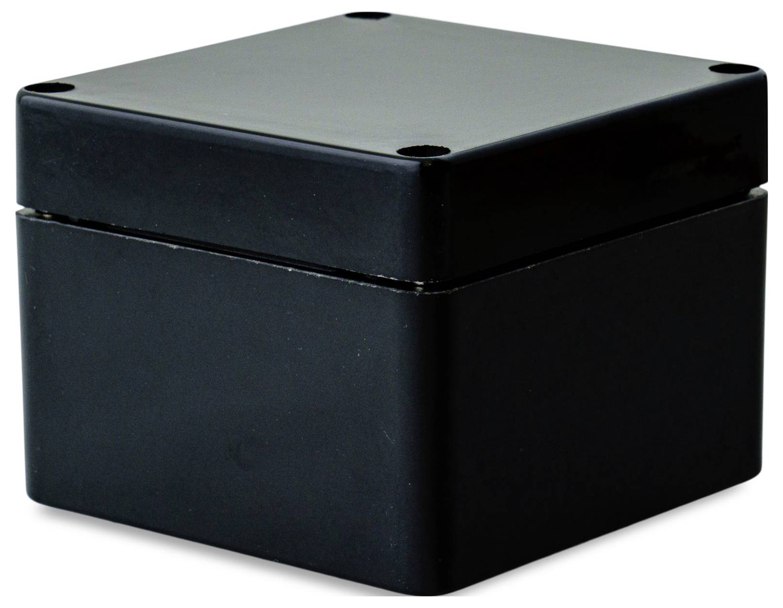 Boxexpert Elbe Polyester schwarz 12212090 Industrie-Gehäuse 120 x 122 x 90 Kunststoff (glasfaserverstärkt) Graphitschwarz 1St.