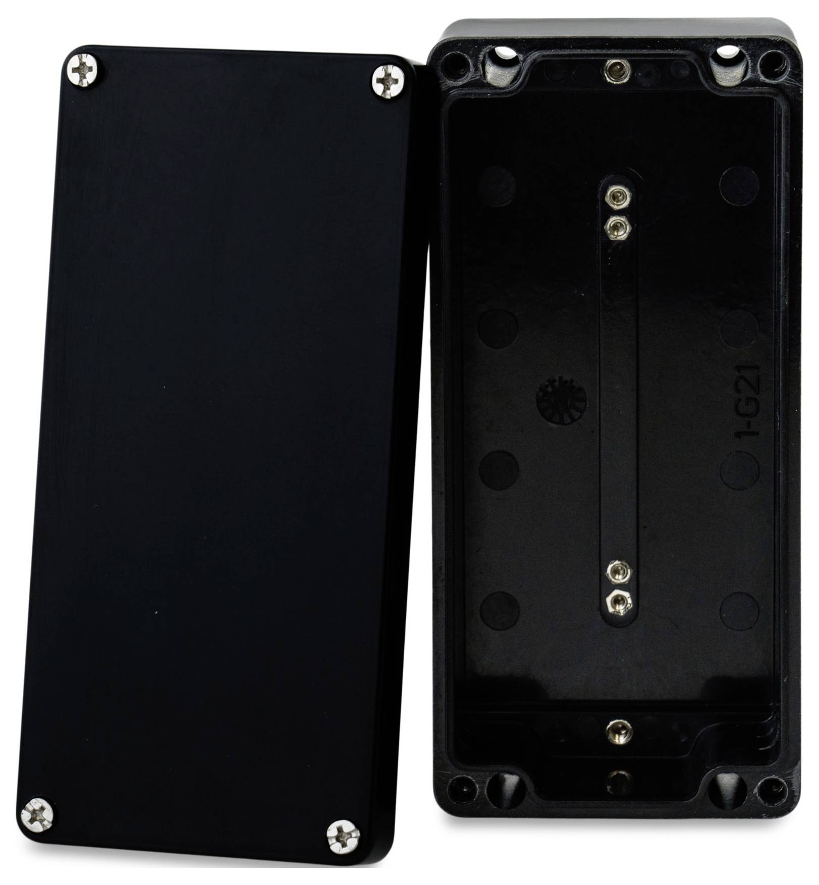 Boxexpert Elbe Polyester schwarz 1607555 Industrie-Gehäuse 75 x 160 x 55 Kunststoff (glasfaserverstärkt) Graphitschwarz 1St.