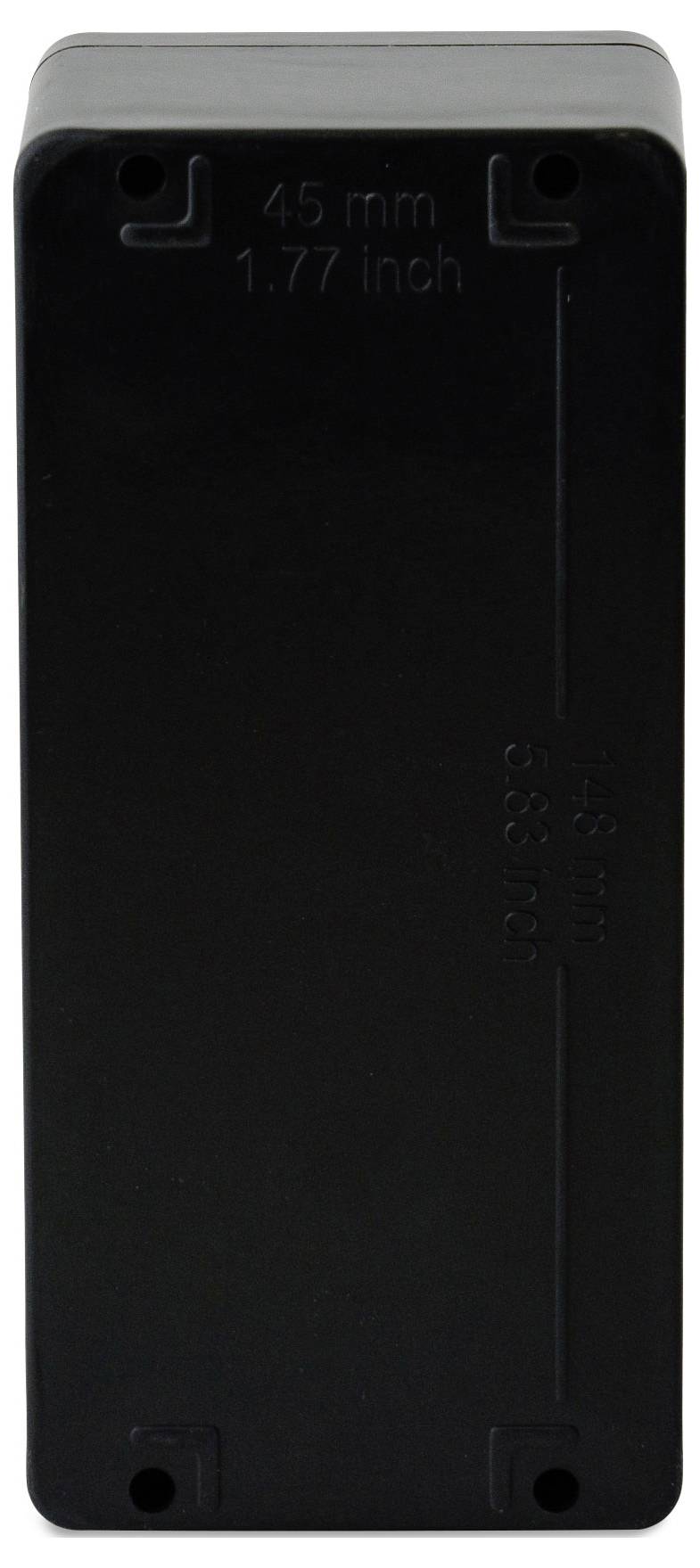 Boxexpert Elbe Polyester schwarz 1607575 Industrie-Gehäuse 75 x 160 x 75 Kunststoff (glasfaserverstärkt) Graphitschwarz 1St.