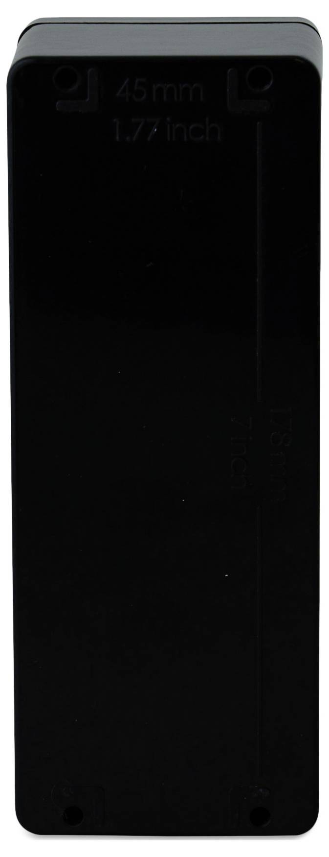 Boxexpert Elbe Polyester schwarz 1907575 Industrie-Gehäuse 75 x 190 x 75 Kunststoff (glasfaserverstärkt) Graphitschwarz 1St.