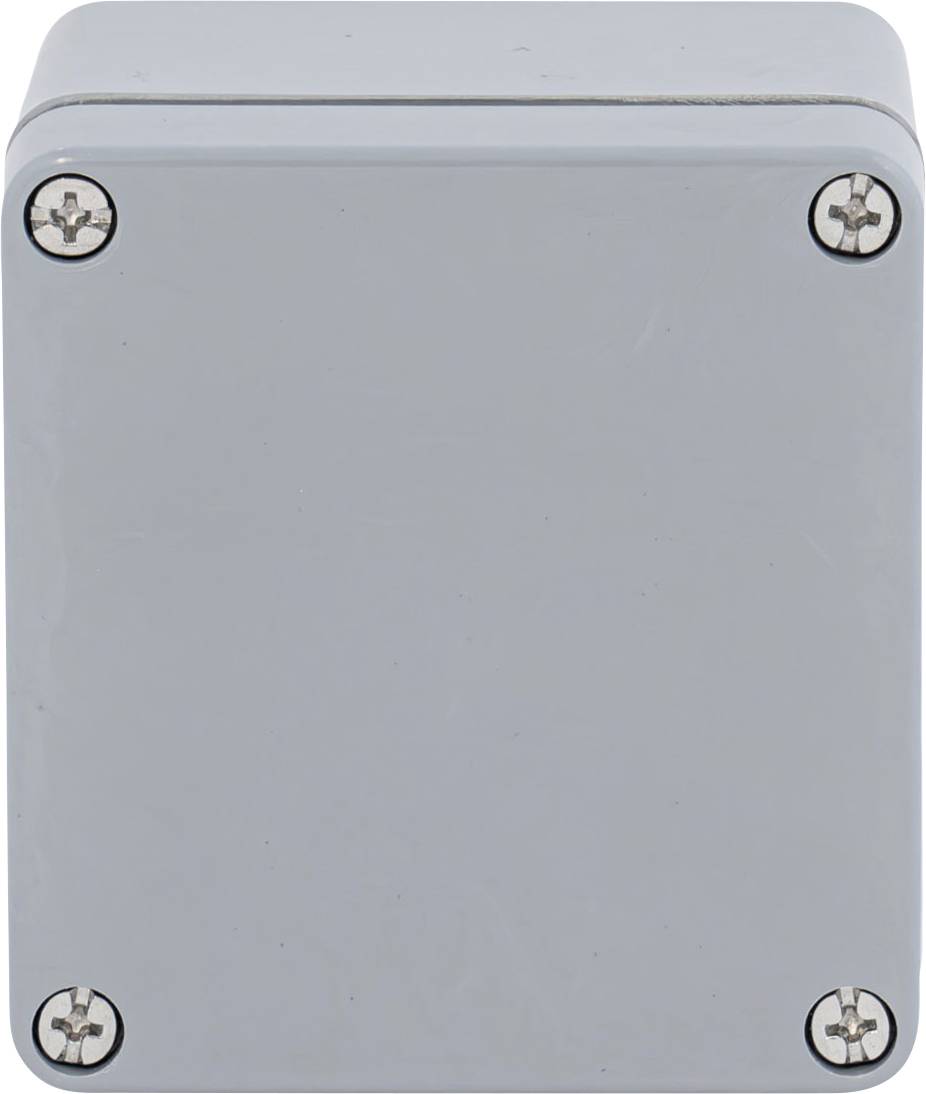 Boxexpert Elbe Polyester grau 807555 Industrie-Gehäuse 75 x 80 x 55 Kunststoff (glasfaserverstärkt) Grau 1St.