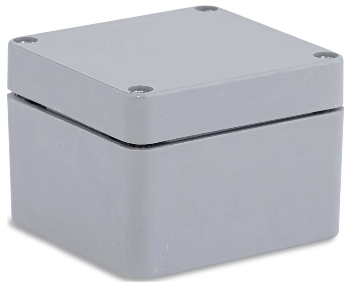 Boxexpert Elbe Polyester grau 807555 Industrie-Gehäuse 75 x 80 x 55 Kunststoff (glasfaserverstärkt) Grau 1St.