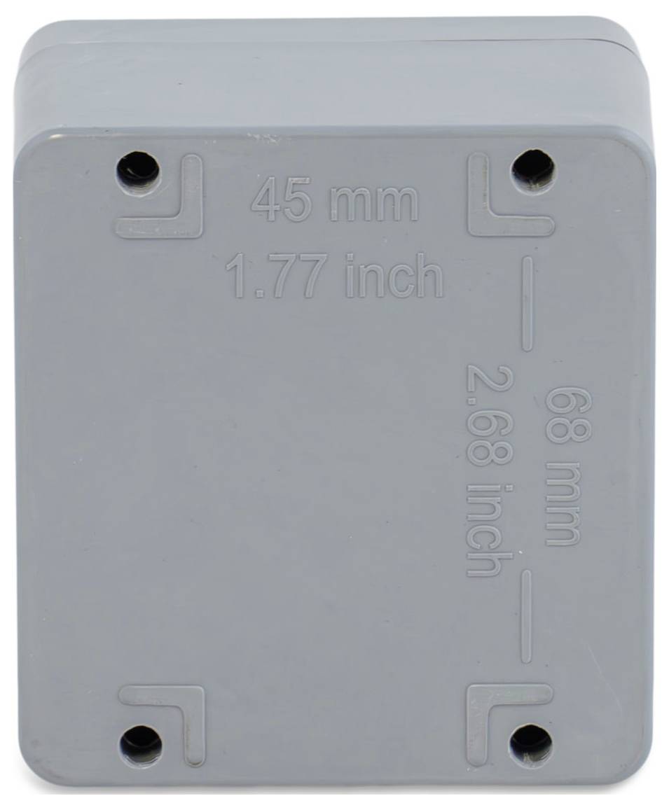 Boxexpert Elbe Polyester grau 807555 Industrie-Gehäuse 75 x 80 x 55 Kunststoff (glasfaserverstärkt) Grau 1St.