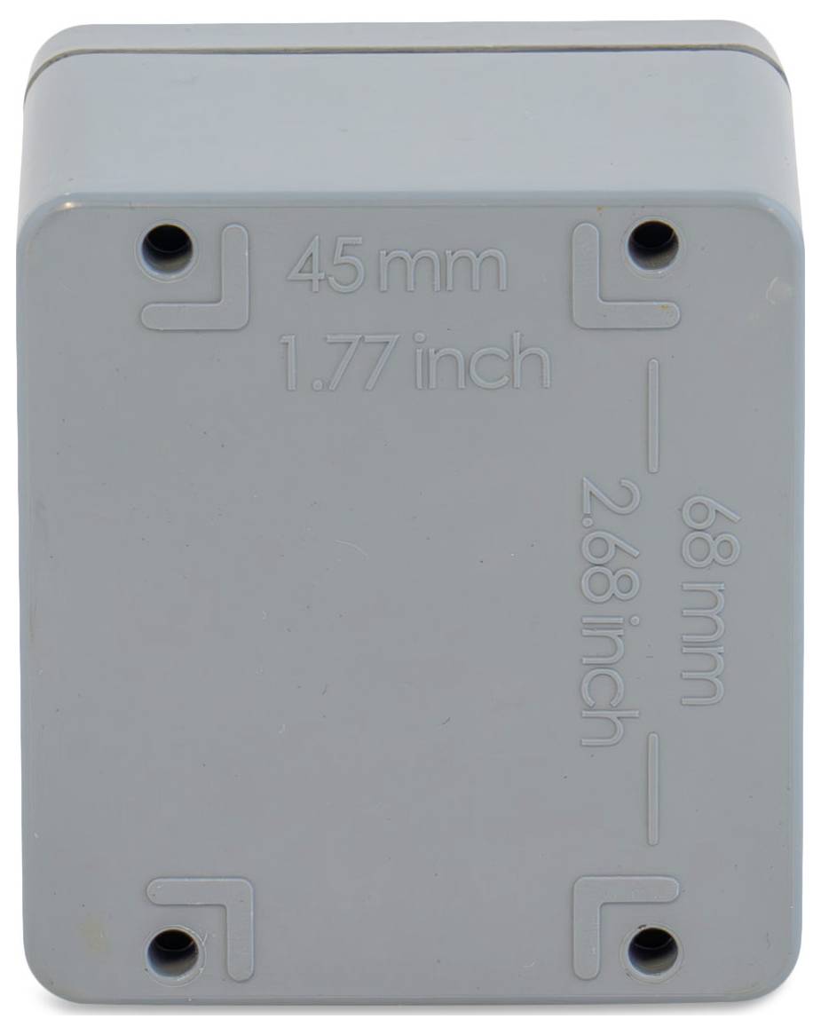 Boxexpert Elbe Polyester grau 807575 Industrie-Gehäuse 75 x 80 x 75 Kunststoff (glasfaserverstärkt) Grau 1St.