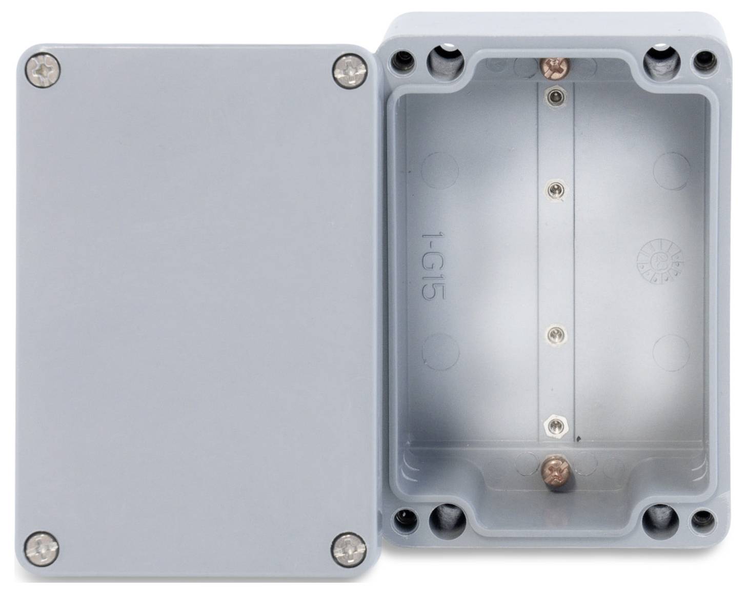 Boxexpert Elbe Polyester grau 1107555 Industrie-Gehäuse 75 x 100 x 55 Kunststoff (glasfaserverstärkt) Grau 1St.