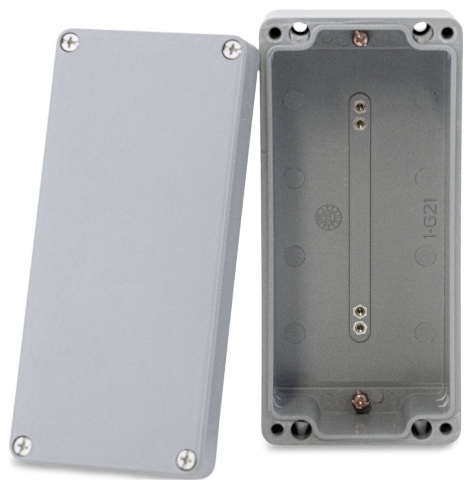 Boxexpert Elbe Polyester grau 1607555 Industrie-Gehäuse 75 x 160 x 55 Kunststoff (glasfaserverstärkt) Grau 1St.