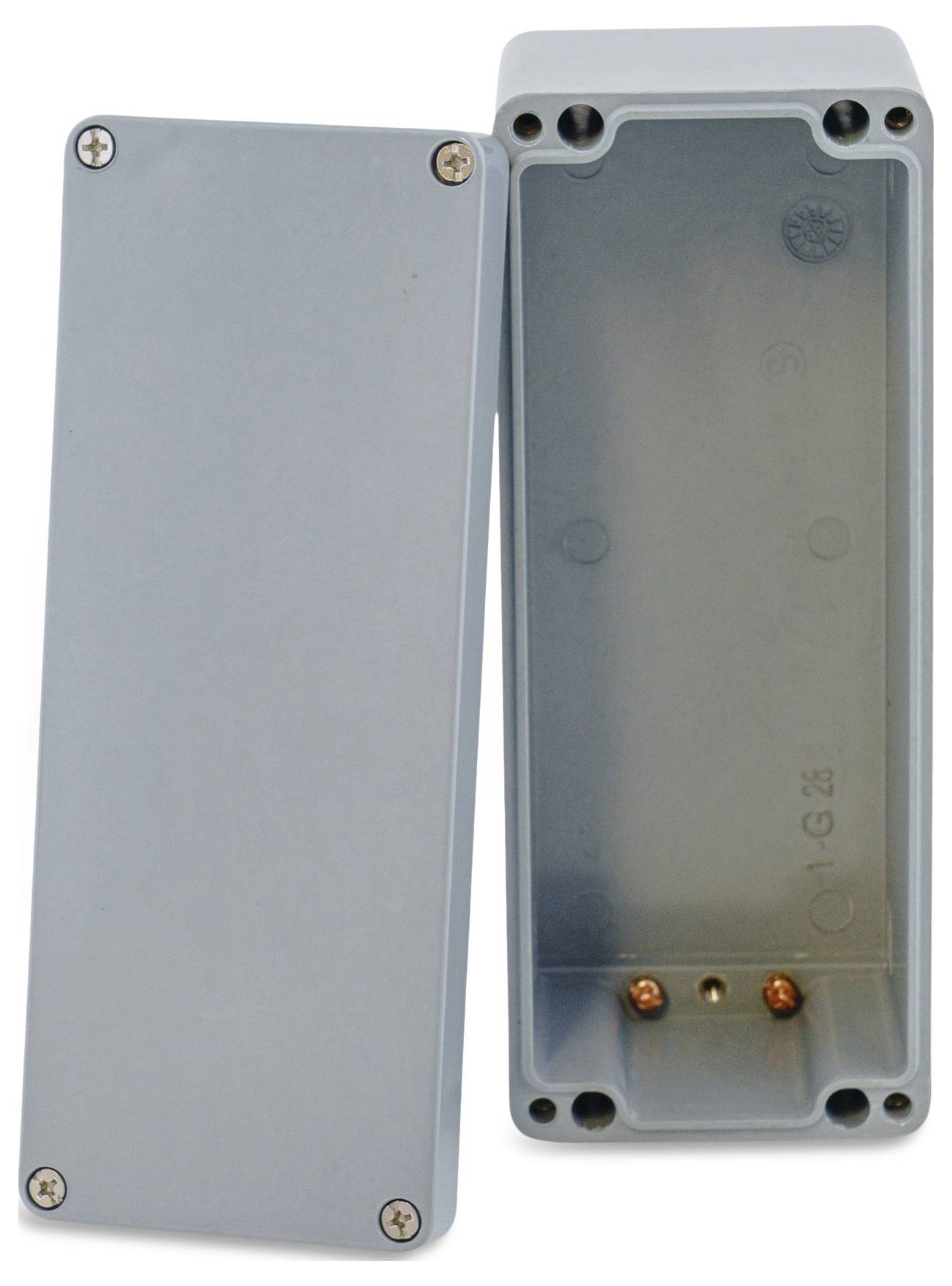 Boxexpert Elbe Polyester grau 1907575 Industrie-Gehäuse 75 x 190 x 75 Kunststoff (glasfaserverstärkt) Grau 1St.