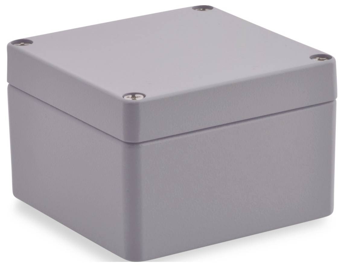 Boxexpert Alster 10010081 Gehäuse 100 x 100 x 81 Aluminium Silber-Grau 1St.