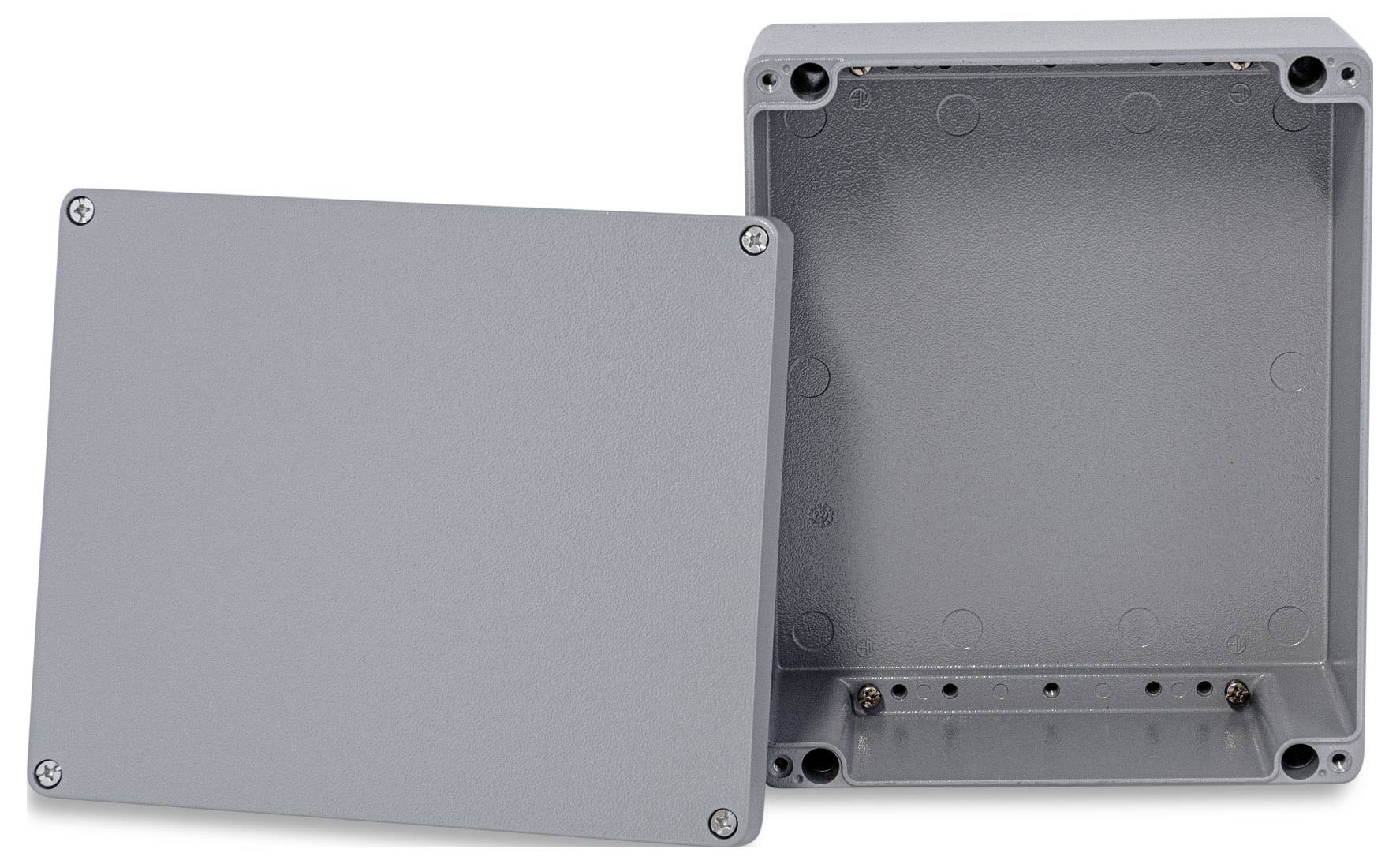 Boxexpert Alster 280230110 Gehäuse 230 x 280 x 110 Aluminium Silber-Grau 1St.