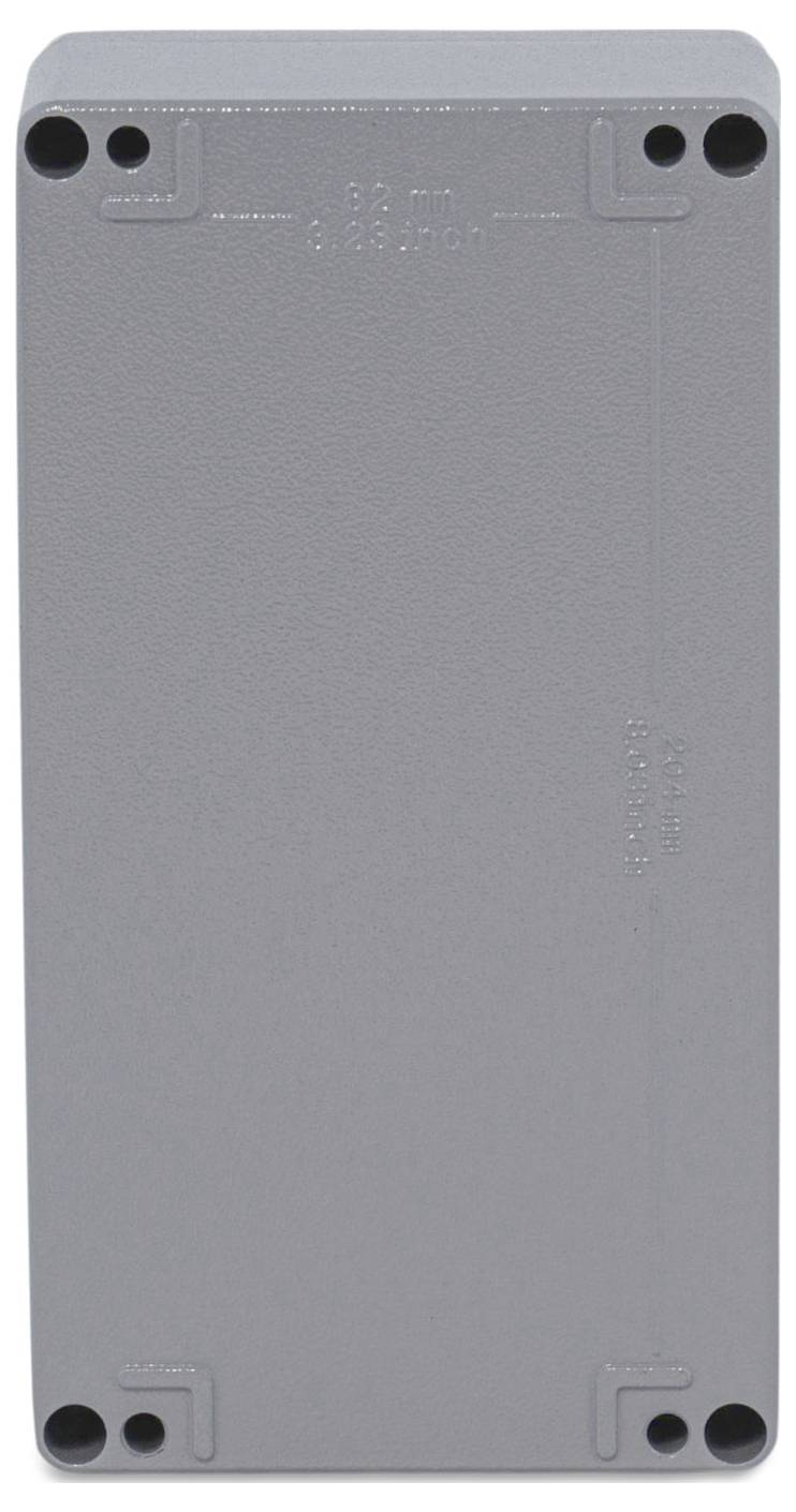Boxexpert Alster 22012081 Gehäuse 120 x 220 x 81 Aluminium Silber-Grau 1St.