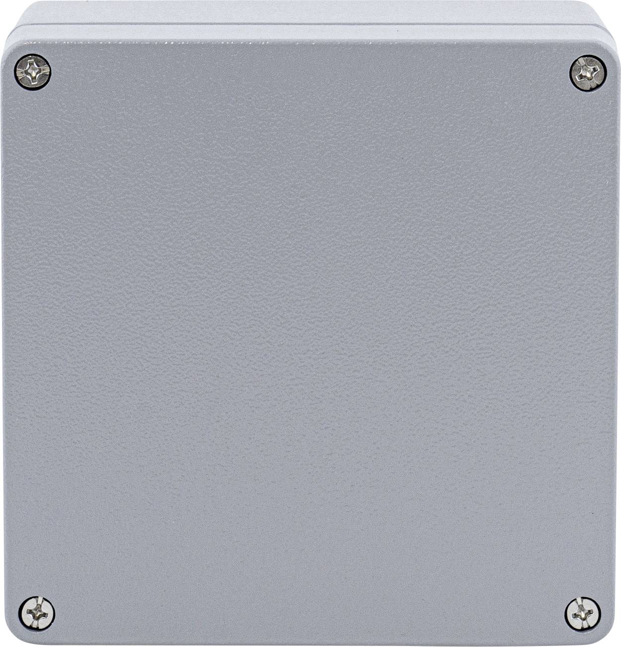 Boxexpert Alster 180180100 Gehäuse 180 x 180 x 100 Aluminium Silber-Grau 1St.