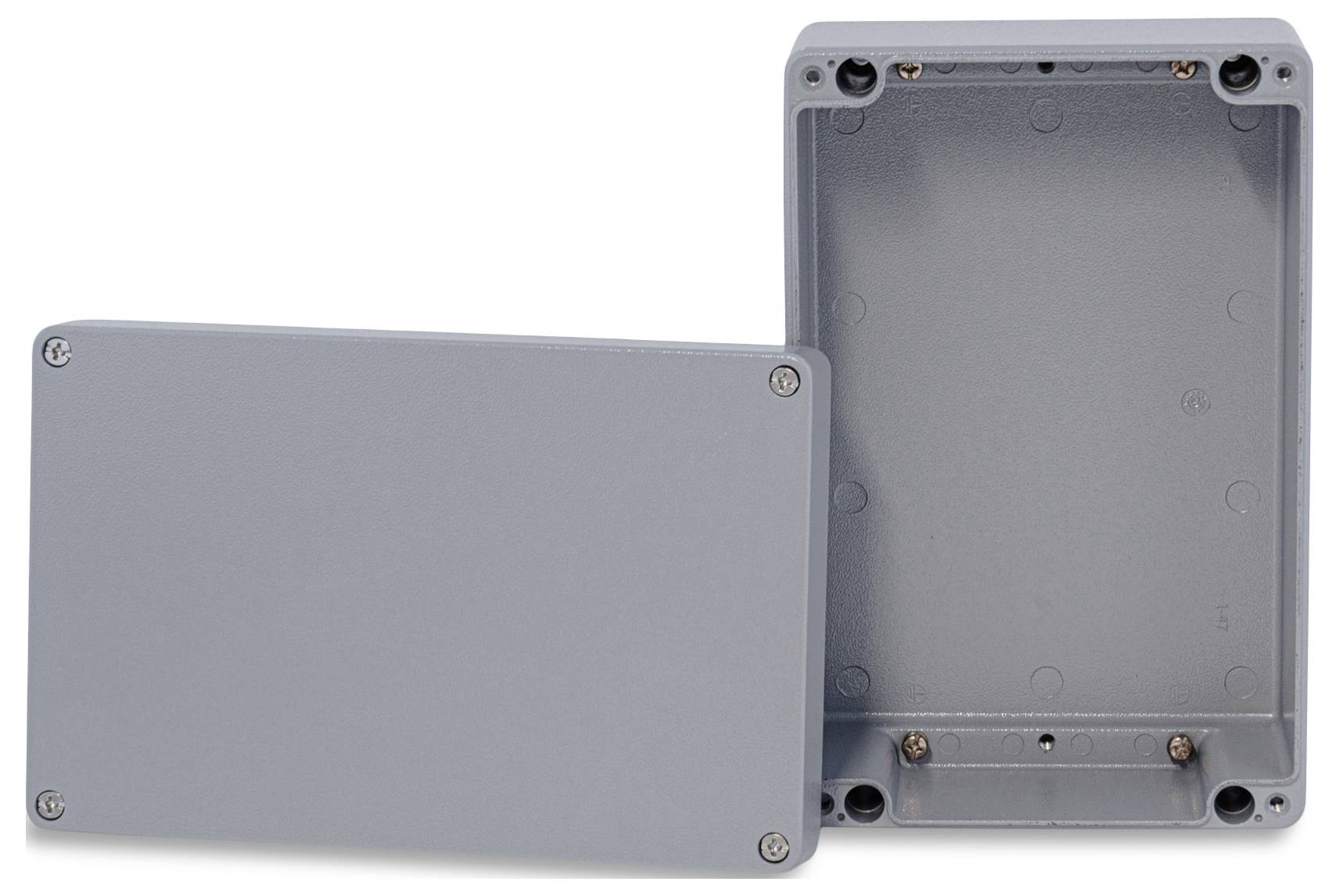 Boxexpert Alster 280180100 Gehäuse 180 x 280 x 100 Aluminium Silber-Grau 1St.