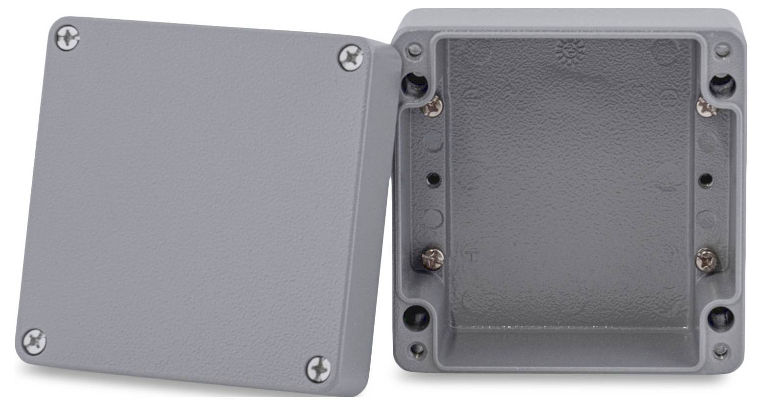 Boxexpert Alster 14014090 Gehäuse 140 x 140 x 90 Aluminium Silber-Grau 1St.