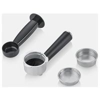 Severin KA 5997 Espressomaschine mit Siebträger Chrom (gebürstet), Schwarz 1350 W mit Milchaufschäumdüse Severin KA 5997 Espressomaschine mit Siebträger Chrom (gebürstet), Schwarz 1350 W mit Milchaufschäumdüse