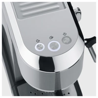 Severin KA 5997 Espressomaschine mit Siebträger Chrom (gebürstet), Schwarz 1350 W mit Milchaufschäumdüse Severin KA 5997 Espressomaschine mit Siebträger Chrom (gebürstet), Schwarz 1350 W mit Milchaufschäumdüse