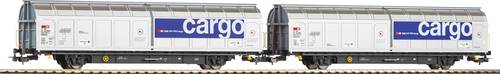 Piko H0 28309 H0 2er-Set Schiebewandwagen Hbbillnss CH-SBB C/Railcare der SBB