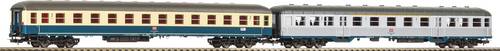 Piko H0 28325 H0 2er-Set Personenwagen 1x 1./2. Kl. Silberling + 1x 2. Kl. Bm 232 der DB