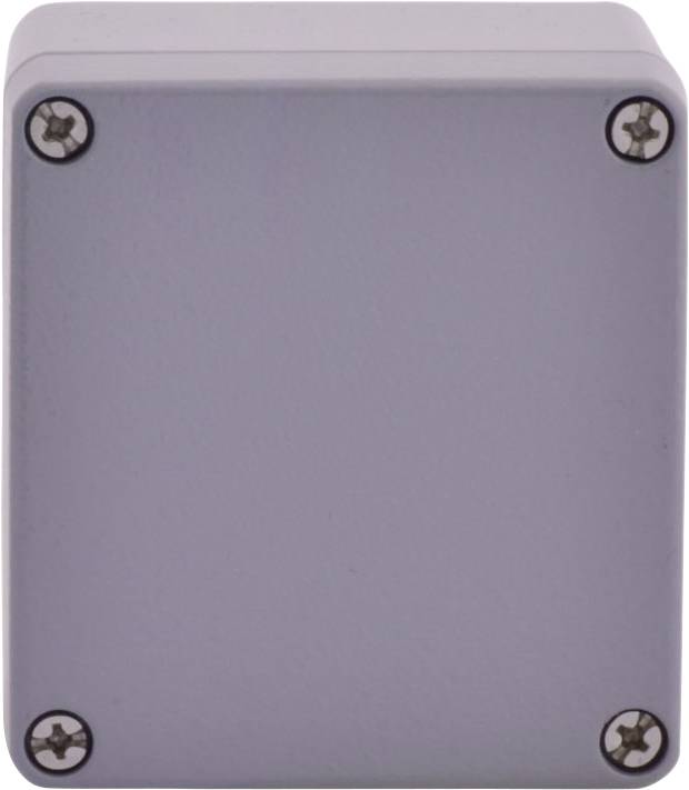 Boxexpert Alster 758057 Gehäuse 75 x 80 x 57 Aluminium Silber-Grau 1St.