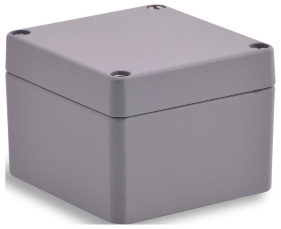 Boxexpert Alster 758057 Gehäuse 75 x 80 x 57 Aluminium Silber-Grau 1St.