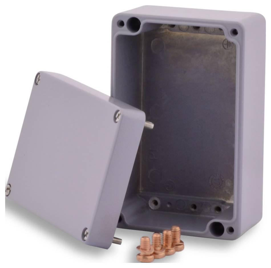 Boxexpert Alster 1258057 Gehäuse 80 x 125 x 57 Aluminium Silber-Grau 1St.