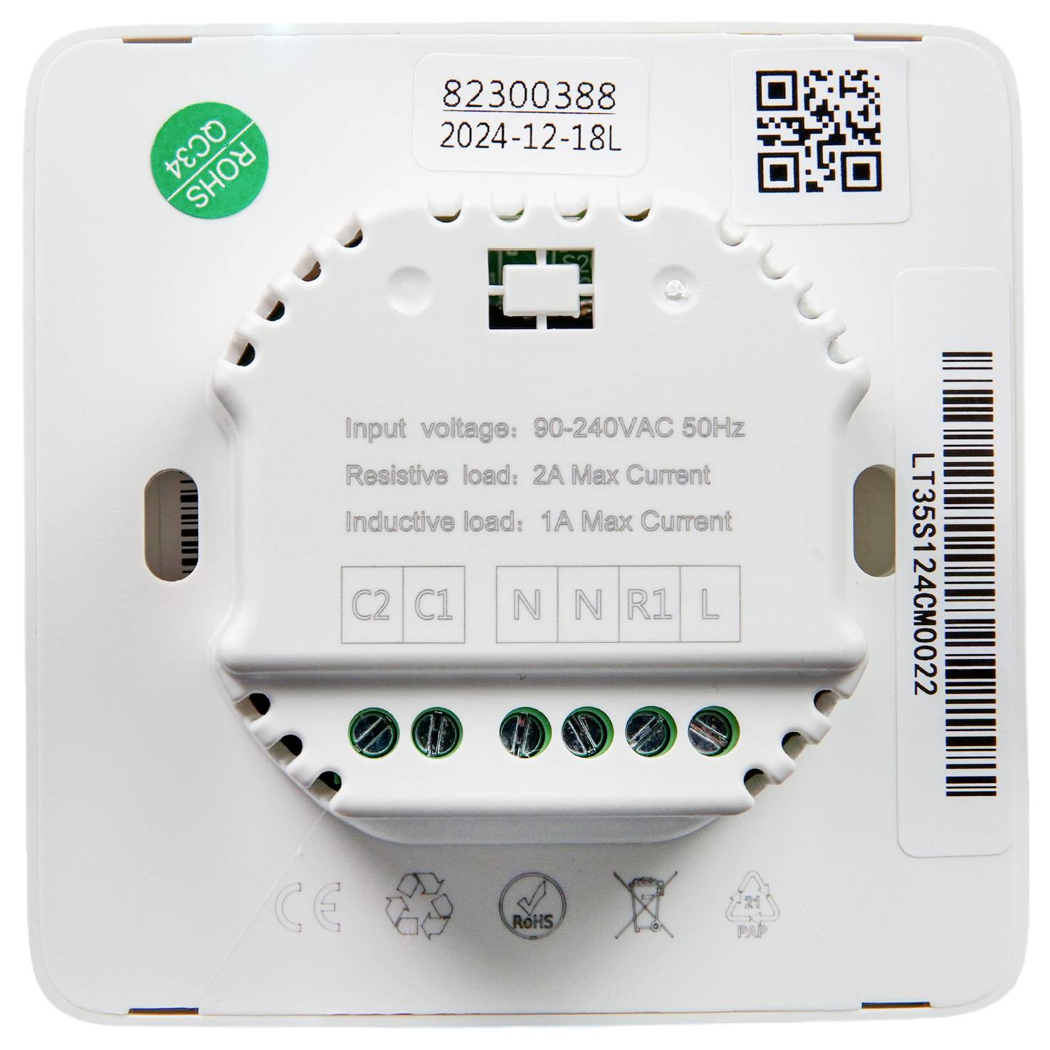 Shelly Ogemray smarter Relaisschalter 25 A Schalt-Messaktor Bluetooth, Wi-Fi