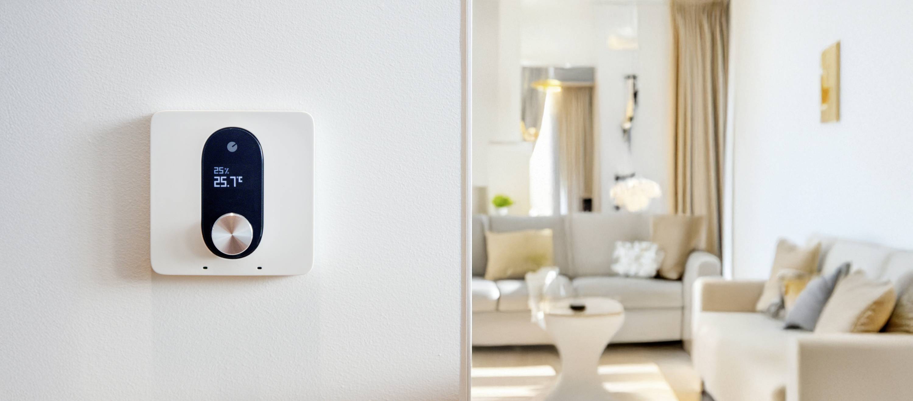 Shelly LinkedGo smartes Heizungsthermostat (Fußboden) Fußbodenheizungssteuerung, Raumthermostat Bluetooth, Wi-Fi