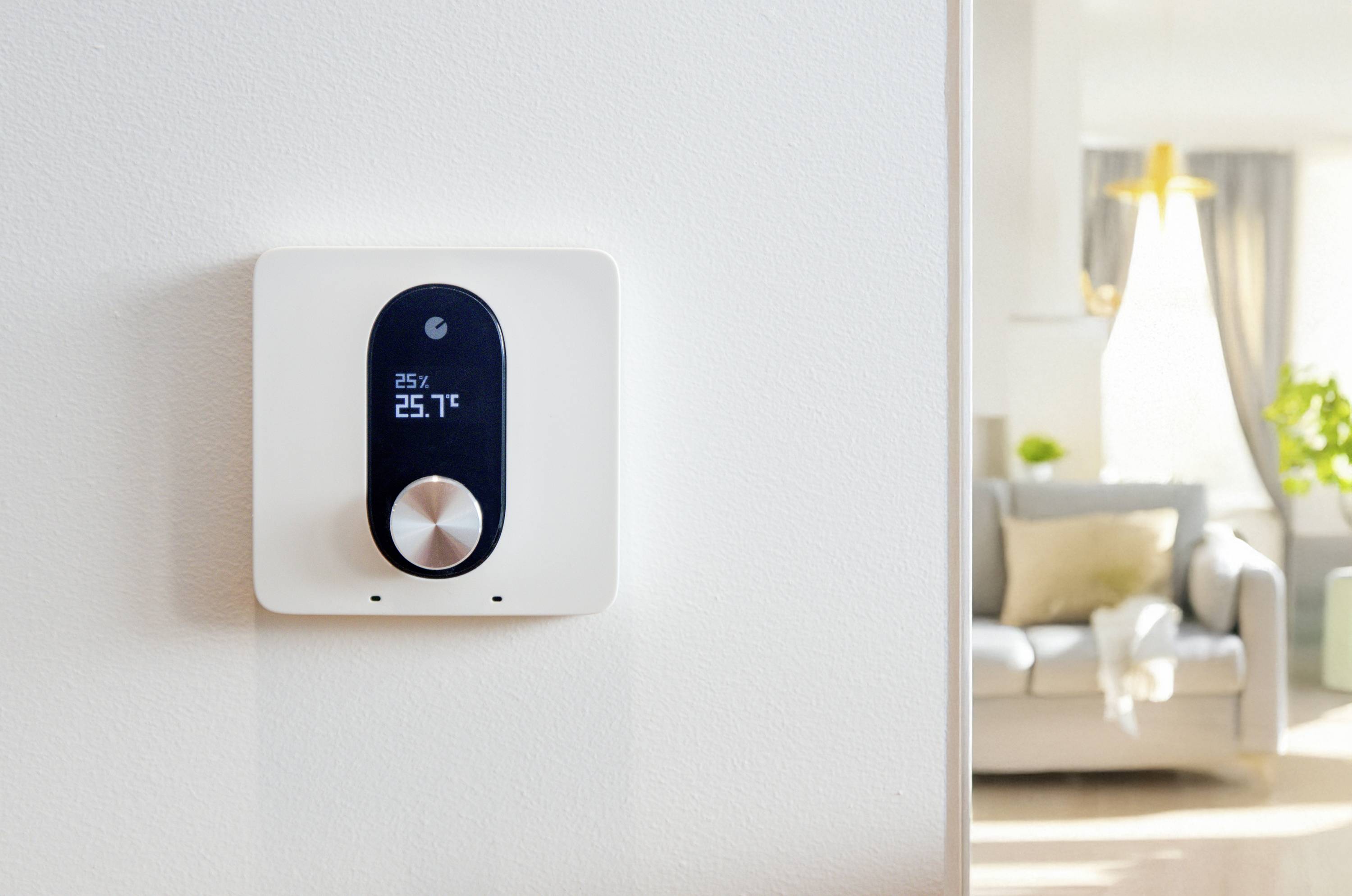 Shelly LinkedGo smartes Heizungsthermostat (Fußboden) Fußbodenheizungssteuerung, Raumthermostat Bluetooth, Wi-Fi