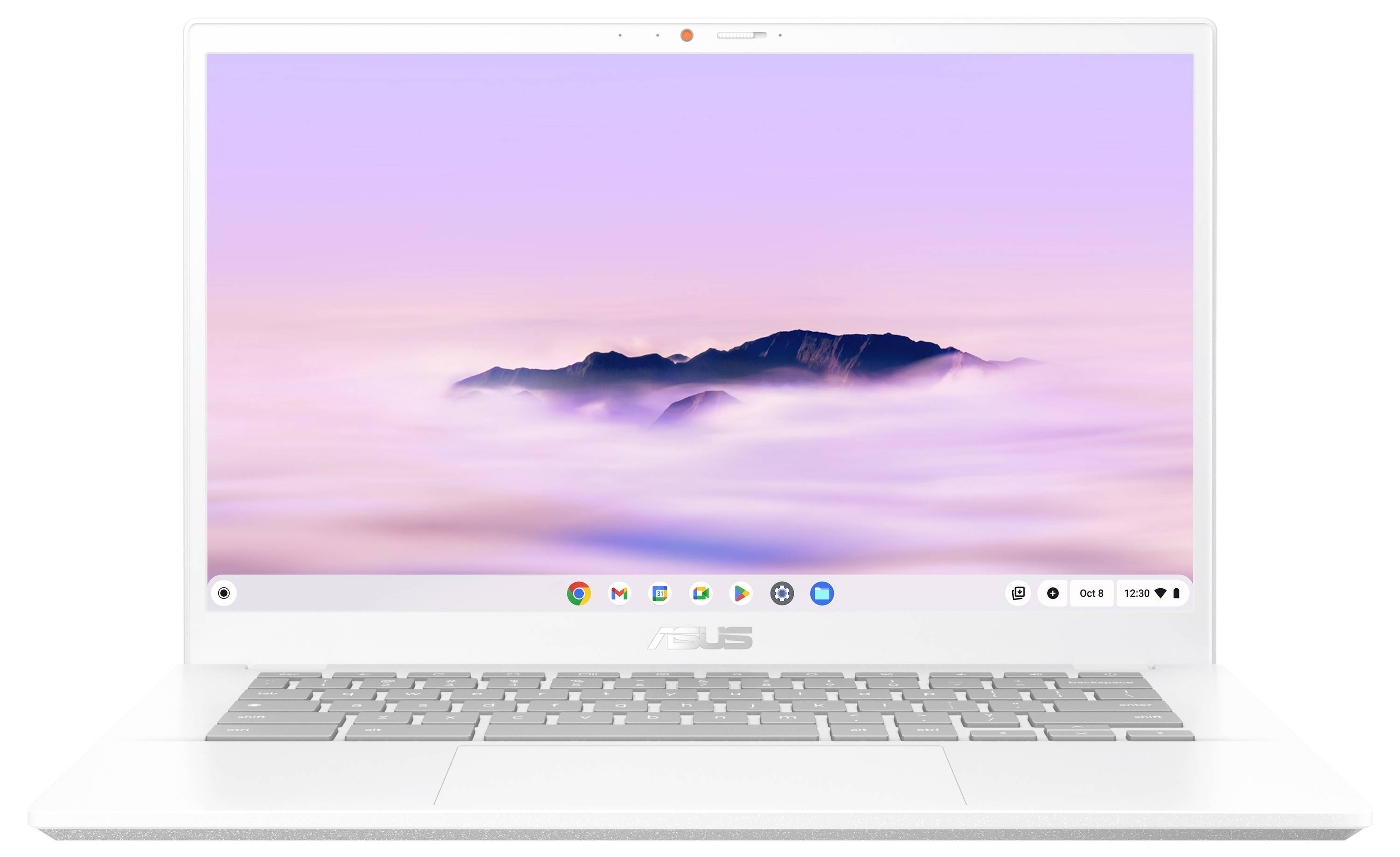 Asus Chromebook 35.6 cm (14 Zoll) Full HD Intel® Core™ i3 i3-1315U 8 GB RAM 256 GB SSD Deutsch, QWERTZ Weiß 90NX07P1-M00C80