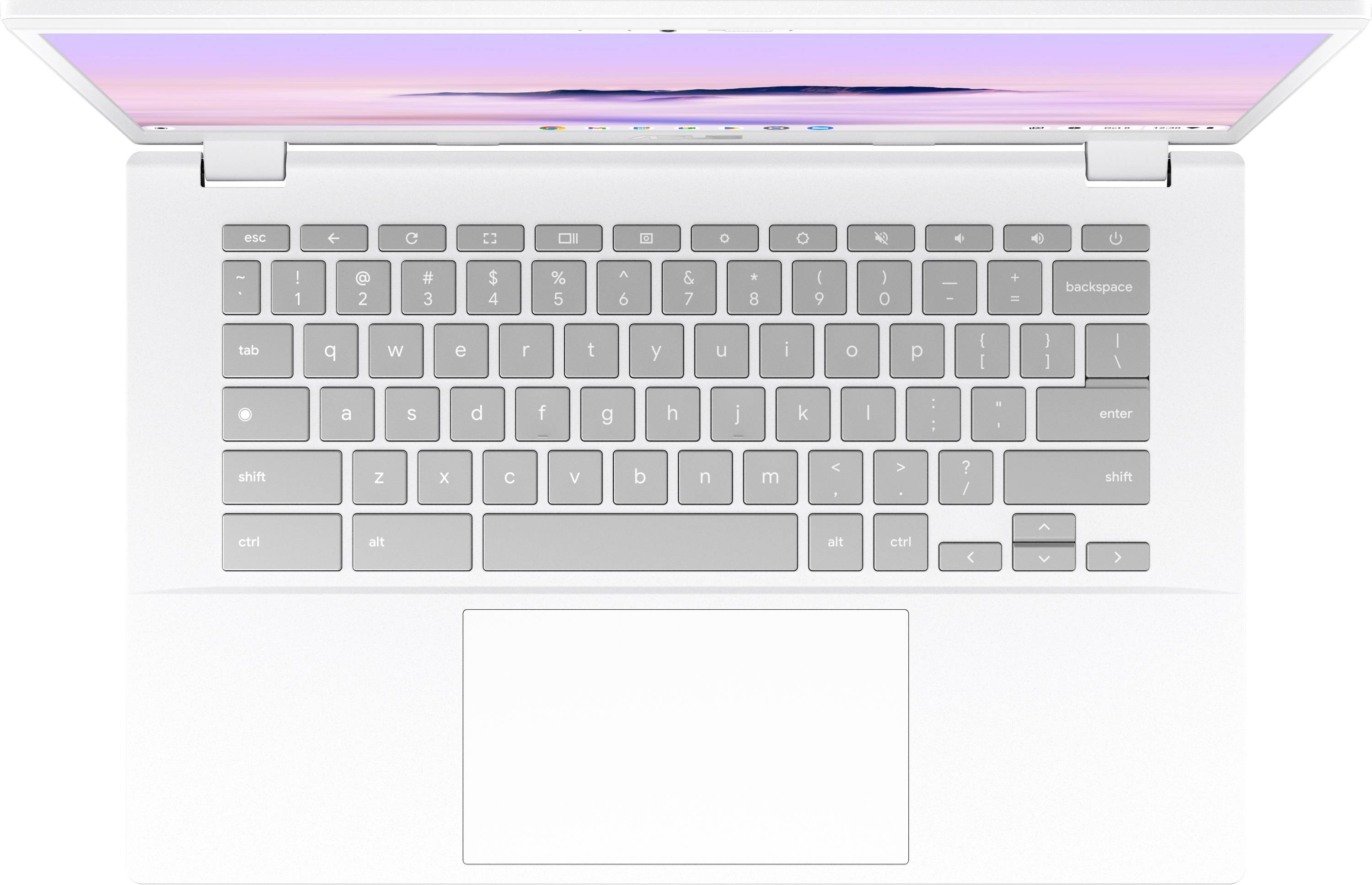 Asus Chromebook 35.6cm (14 Zoll) Full HD Intel® Core™ i7 i7-1355U 512GB SSD Deutsch, QWERTZ Weiß 90NX07P1-M00C90