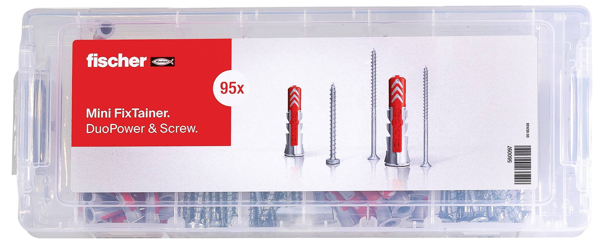 Fischer 560097 MiniFixTainer DuoPower Befestigungsset 95St.