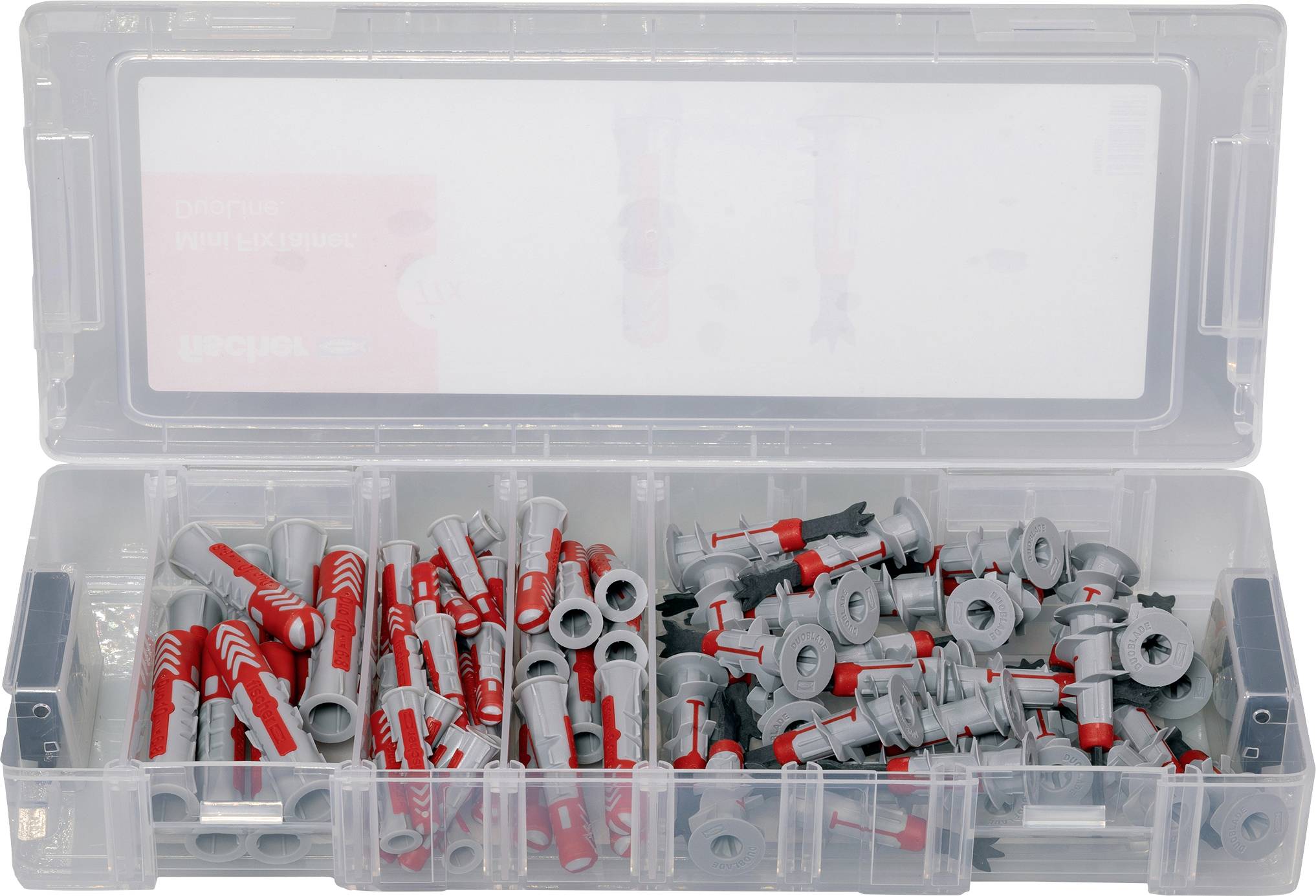 Fischer 560098 MiniFixTainer DuoLine Befestigungsset 77St.