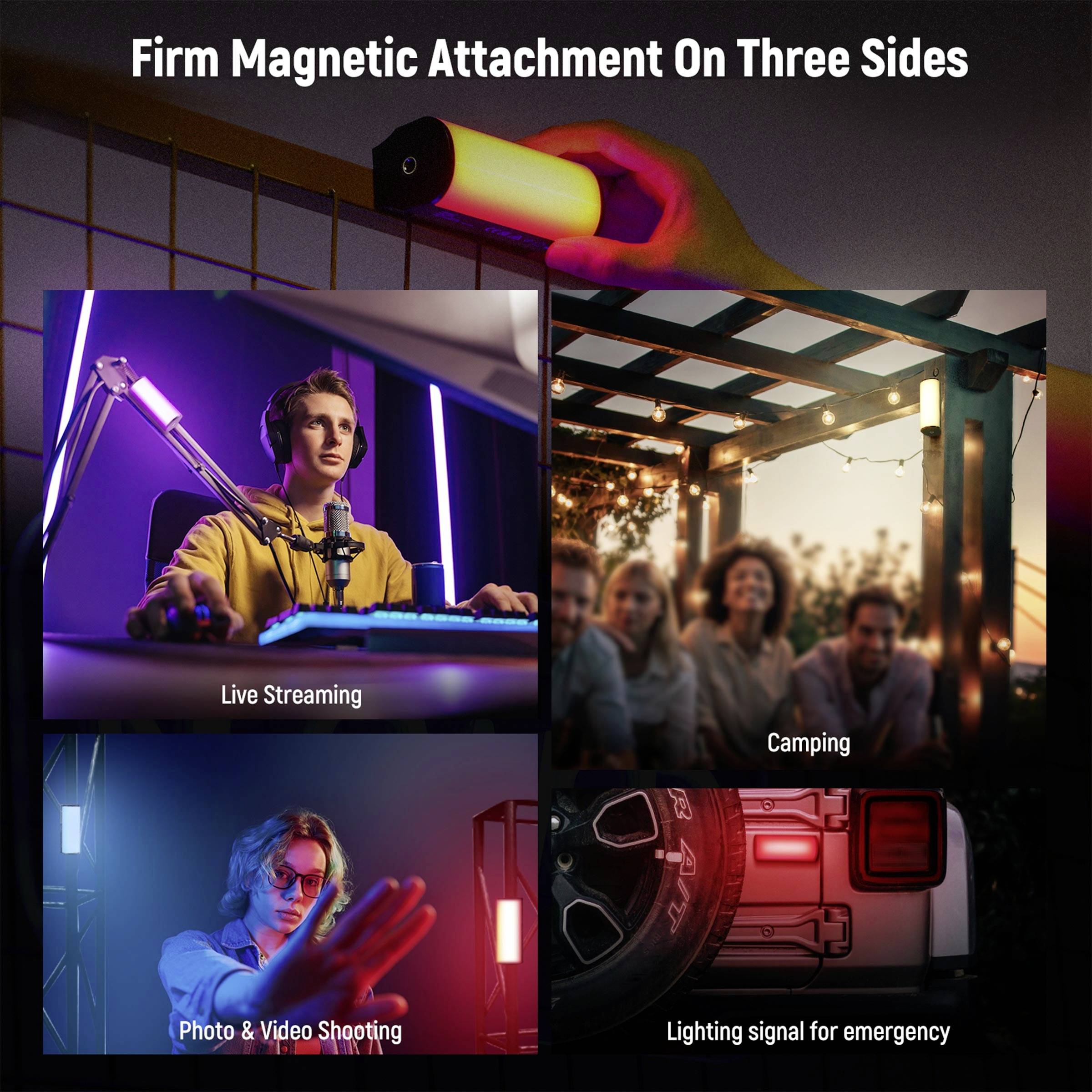 Neewer TL96 Mini-Stablicht, magnetisch LED Videoleuchte