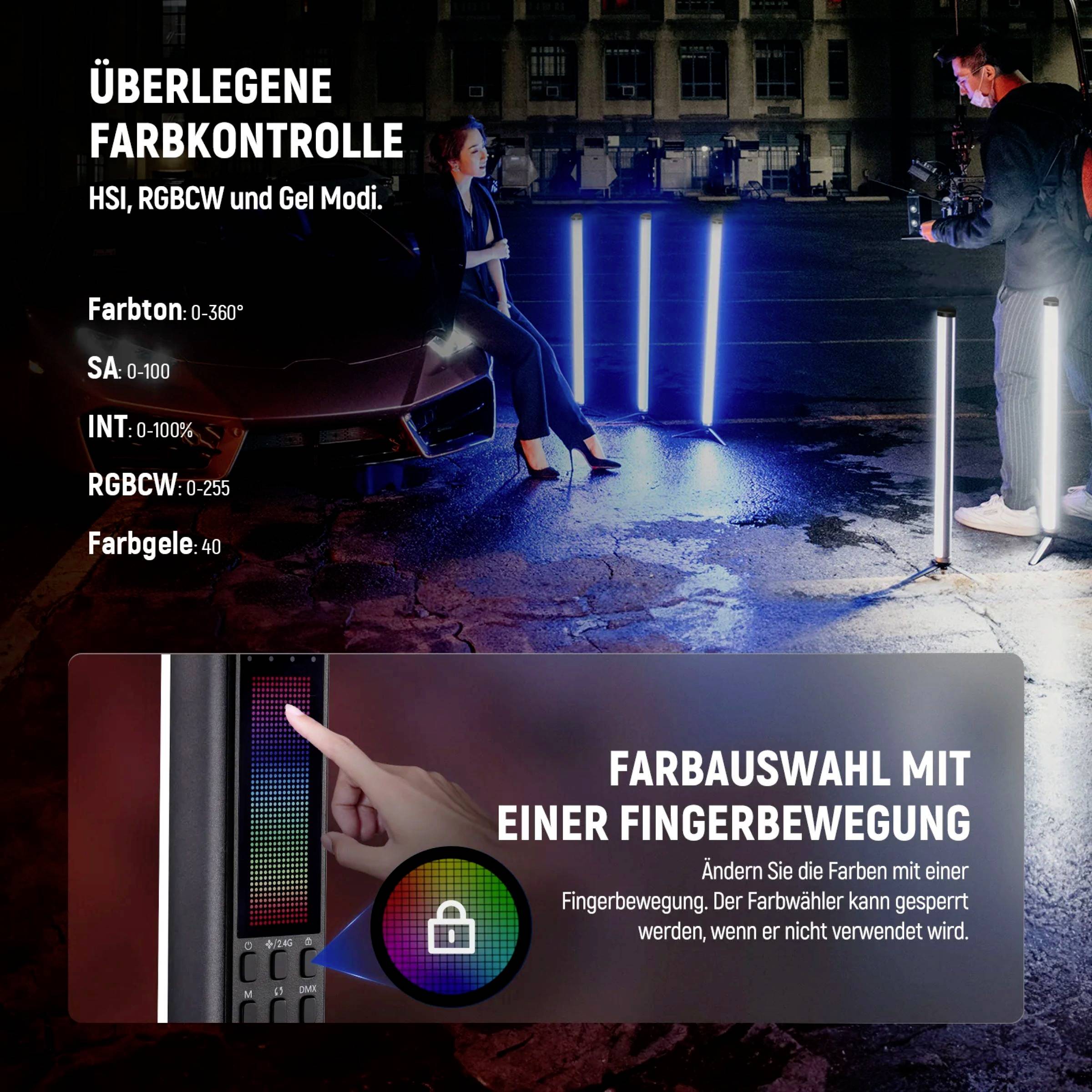 Neewer TL60RGB LED Videoleuchte