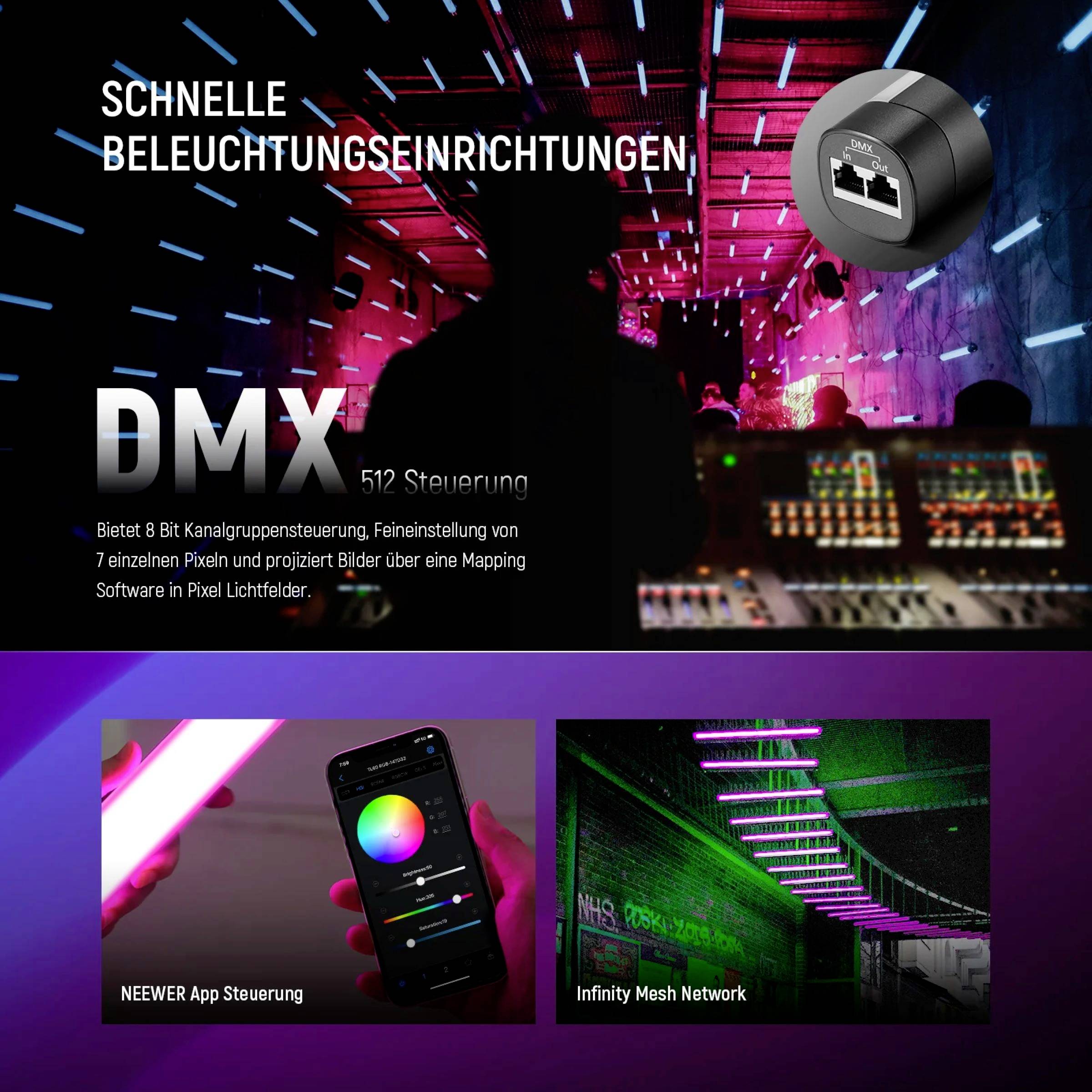 Neewer TL60RGB LED Videoleuchte