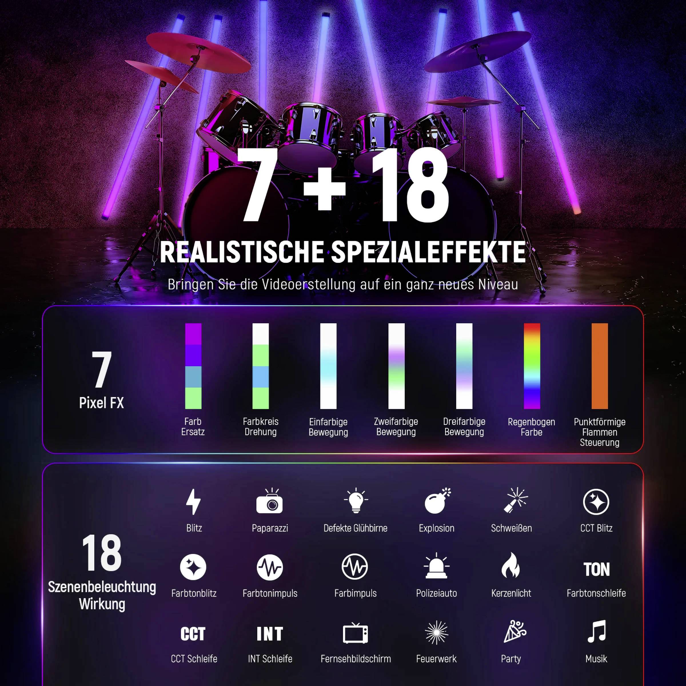 Neewer MS60C LED Videoleuchte