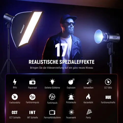 Neewer MS150C LED Videoleuchte Neewer MS150C LED Videoleuchte