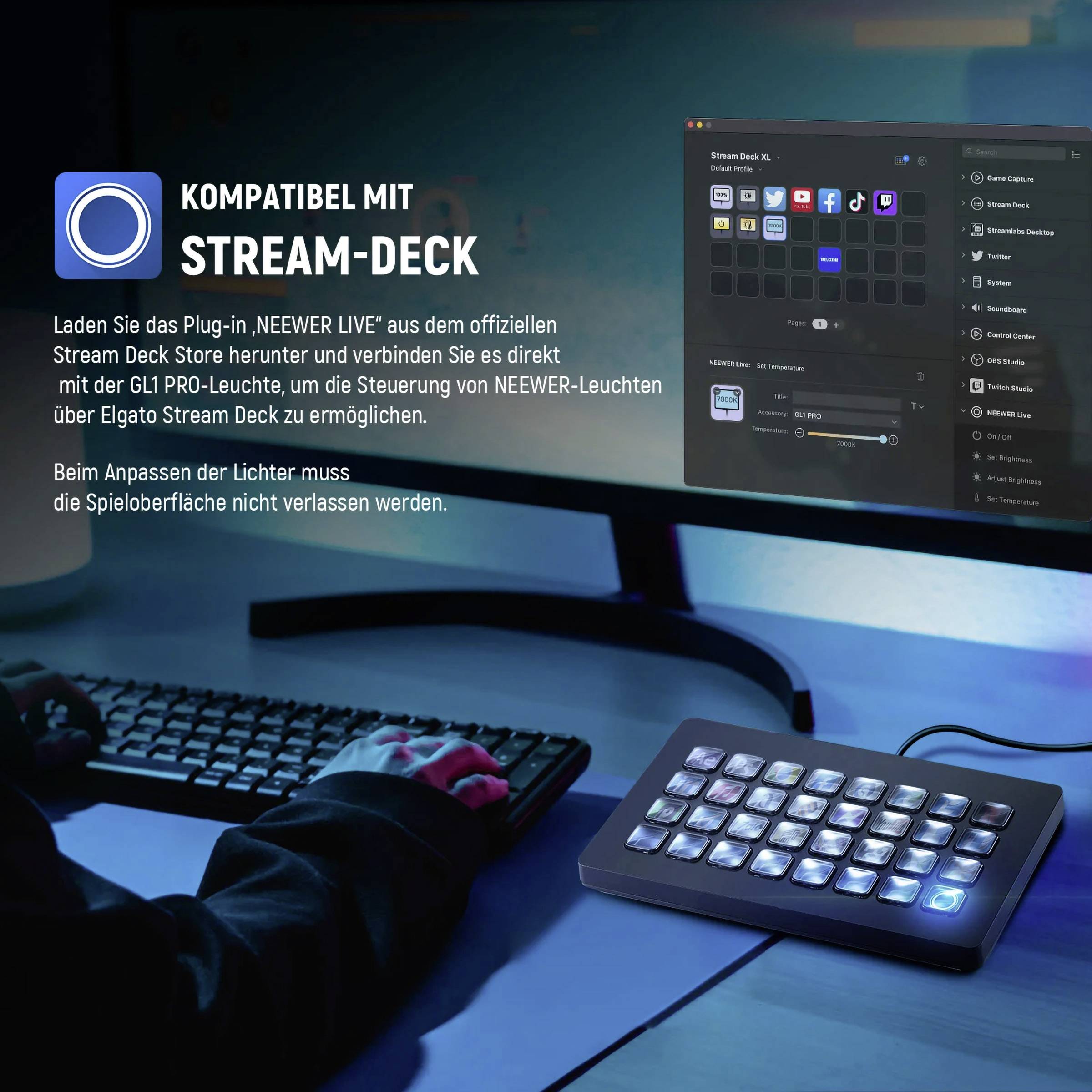 Neewer GL1PRO LED Videoleuchte